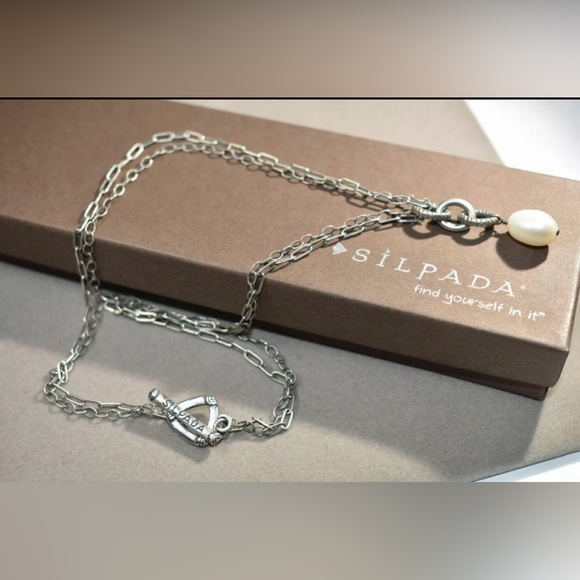 Silpada Jewelry - Silpada Vintage Double Strand Sterling Pearl Necklace